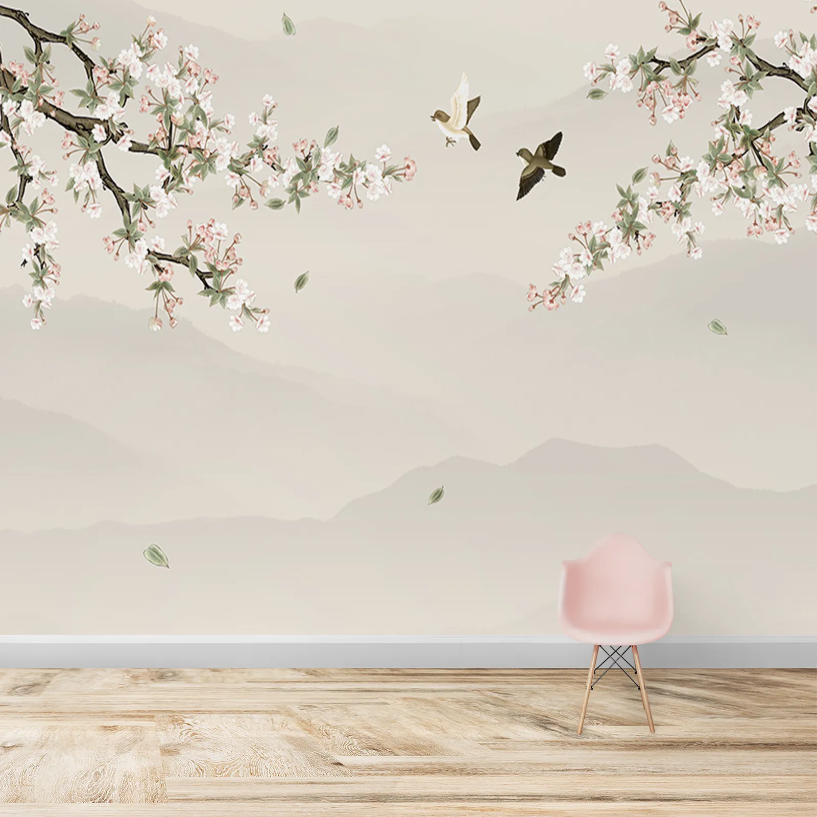 Peach Blossoms - Long View